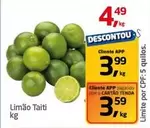 Oferta de Taiti - Limão Taiti por R$4,49 em Tenda Atacado