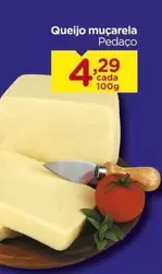 Oferta de Queijo Muçarela por R$4,29 em Carrefour