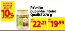 Oferta de Qualitá - Palmito Pupunha Inteiro Qualità por R$22,21 em Mercado Extra