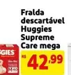 Oferta de Huggies - Fralda Descartável por R$42,99 em Mercado Extra