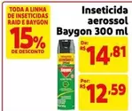 Oferta de Baygon - Inseticida Aerossol por R$14,81 em Mercado Extra