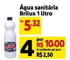 Oferta de Brilux - Água Sanitária por R$10 em Mercado Extra