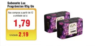 Oferta de Lux - Sabonete Fragrâncias por R$1,79 em Spani Atacadista