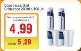 Oferta de Cristalcopo - Copo Descartável por R$4,99 em Spani Atacadista