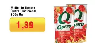 Oferta de Quero - Molho De Tomate Tradicional por R$1,39 em Spani Atacadista