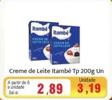 Oferta de Itambé - Creme De Leite por R$2,89 em Spani Atacadista