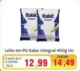 Oferta de Italac - Leite Em Pó Integral por R$12,99 em Spani Atacadista