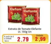 Oferta de Elefante - Extrato De Tomate por R$2,79 em Spani Atacadista