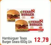 Oferta de Texas - Hamburguer  Burger por R$12,79 em Spani Atacadista