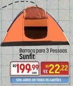 Oferta de Sunfit - Barraca Para 3 Pessoas por R$199,99 em Super Muffato