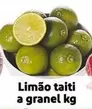 Oferta de Taiti - Limão Taiti A Granel em Extra