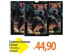 Oferta de Batman - Caderno  Foroni por R$44,9 em Atacadão