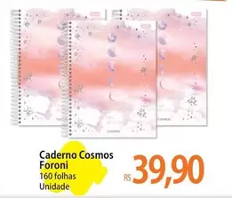 Oferta de Foroni - Caderno Cosmos por R$39,9 em Atacadão