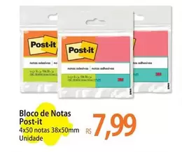 Oferta de Post-It - Bloco De Notas por R$7,99 em Atacadão