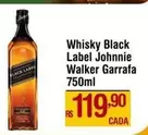 Oferta de Johnnie Walker - Whisky Black Label por R$119,9 em Max Atacadista