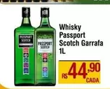 Oferta de Passport - Whisky por R$44,9 em Max Atacadista