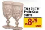 Oferta de Casa - Taça Listras Pratic por R$8,79 em Max Atacadista