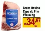 Oferta de Montana - Carne Bovina Capa Do Filé Vácuo por R$34,97 em Max Atacadista