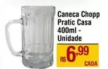 Oferta de Caneca -  Chopp Pratic Casa por R$6,99 em Max Atacadista