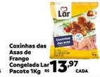 Oferta de Lar - Coxinhas Das Asas De Frango Congelada Pacote por R$13,97 em Max Atacadista