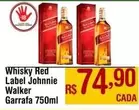 Oferta de Johnnie Walker - Whisky Red Label por R$74,9 em Max Atacadista