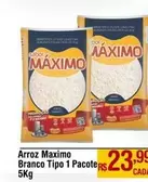 Oferta de Máximo - Arroz Branco Tipo 1 Pacote por R$23,99 em Max Atacadista