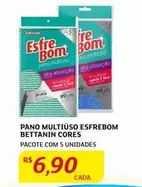 Oferta de EsfreBom - Pano Multiuso Bettanin Cores por R$6,9 em Assaí Atacadista