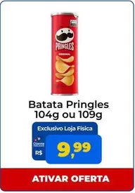 Oferta de Pringles - Batata por R$9,99 em Tonin Superatacado