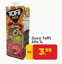 Oferta de Toffi Mix - Suco  por R$3,99 em Tonin Superatacado