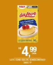 Oferta de Leite Cond Semidesnatado por R$4,99 em DB Supermercados