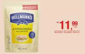 Oferta de Hellmann's - Maionese por R$11,99 em DB Supermercados