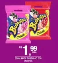 Oferta de Bubbaloo - Goma Masc por R$1,99 em DB Supermercados