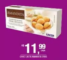 Oferta de Lacta - Choc Amandita por R$11,99 em DB Supermercados