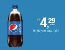 Oferta de Pepsi - Refrig  Cola por R$4,29 em DB Supermercados