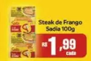 Oferta de Sadia - Steak De Frango por R$1,99 em DB Supermercados