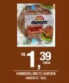 Oferta de Aurora - Humburg Misto por R$1,39 em DB Supermercados