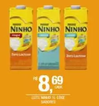 Oferta de Ninho - Leite por R$8,69 em DB Supermercados