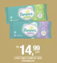 Oferta de Pampers - Lenço Umed por R$14,99 em DB Supermercados