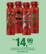 Oferta de Old Spice - Desod Aer Oleo 900/36 por R$14,99 em DB Supermercados