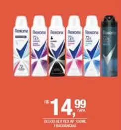 Oferta de Rexona - Desod Aer por R$14,99 em DB Supermercados