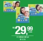 Oferta de Baby - H3 MEGA M G E6 por R$29,99 em DB Supermercados