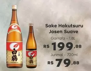 Oferta de Suave - Sake Hakutsuru por R$199,88 em Sam's Club