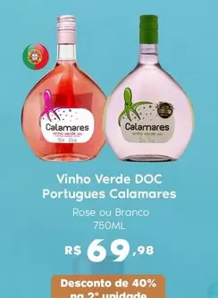 Oferta de Calamares - Vinho Verde Doc Portugues por R$69,98 em Sam's Club