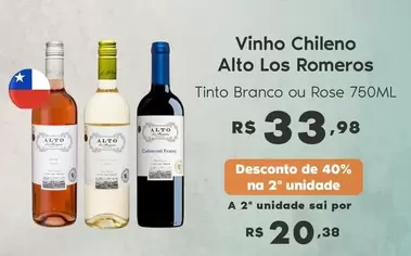 Oferta de Rose - Vinho Chileno por R$33,98 em Sam's Club