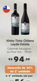 Oferta de De   - Vinho Tinto Chileno por R$94,88 em Sam's Club