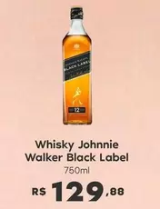 Oferta de Johnnie Walker - Whisky Black Label por R$129,88 em Sam's Club