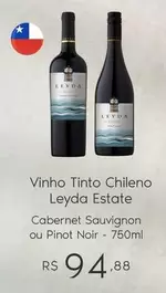 Oferta de Vinho Tinto Chileno por R$94,88 em Sam's Club