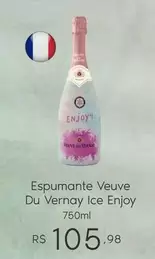 Oferta de Ice - Espumante Veuve Du Vernay  Enjoy por R$105,98 em Sam's Club