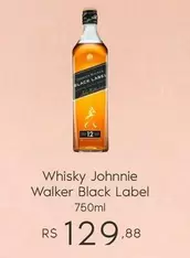 Oferta de Johnnie Walker - Whisky Black Label por R$129,88 em Sam's Club