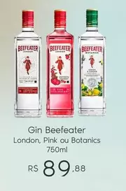 Oferta de Beefeater - Gin London Pink Ou Botanics por R$89,88 em Sam's Club